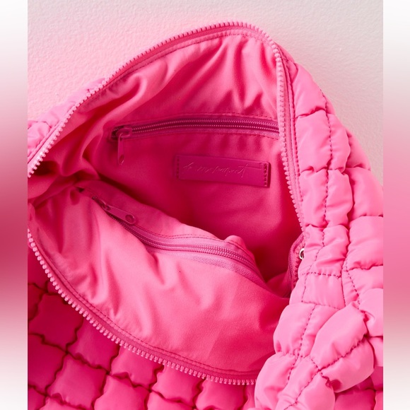 Free People Pink Quilted Bag - Picture 4 of 4
